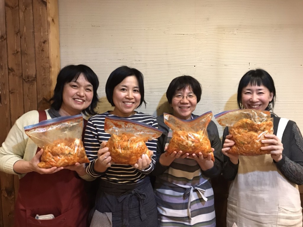キムチづくりの会、キムチ完成！